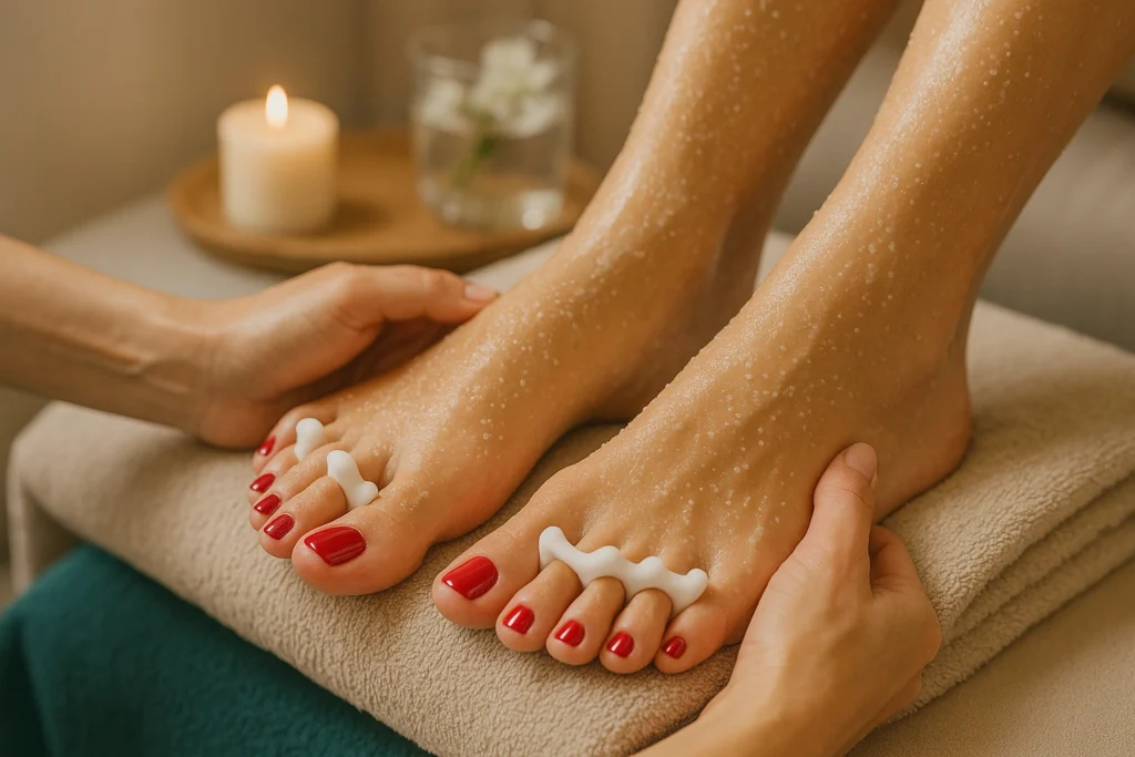 Spa Pedicure & Exfoliation