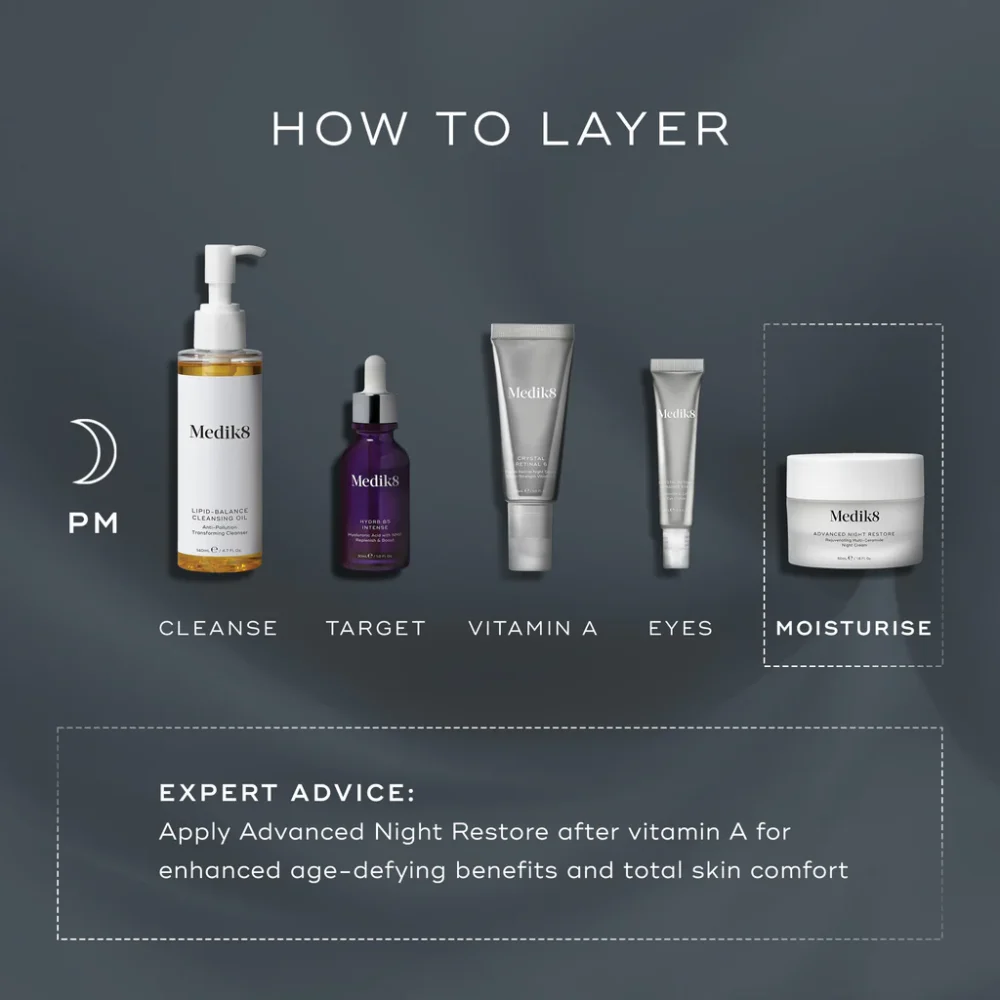 Medik8 Advanced Night Restore How To Layer