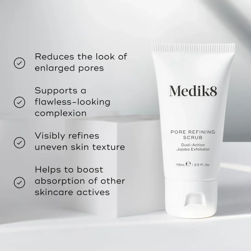 Medik8 Pore Refining Scrub - Reduces the look of enlarged pores