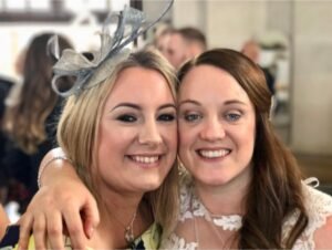 Ashleigh wedding day makeup ready