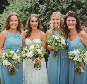 Sarahs bride & bridesmaid makeup picture