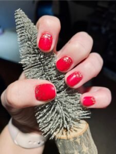 Christmas nail design – Framlingham by Love Pure Beauty