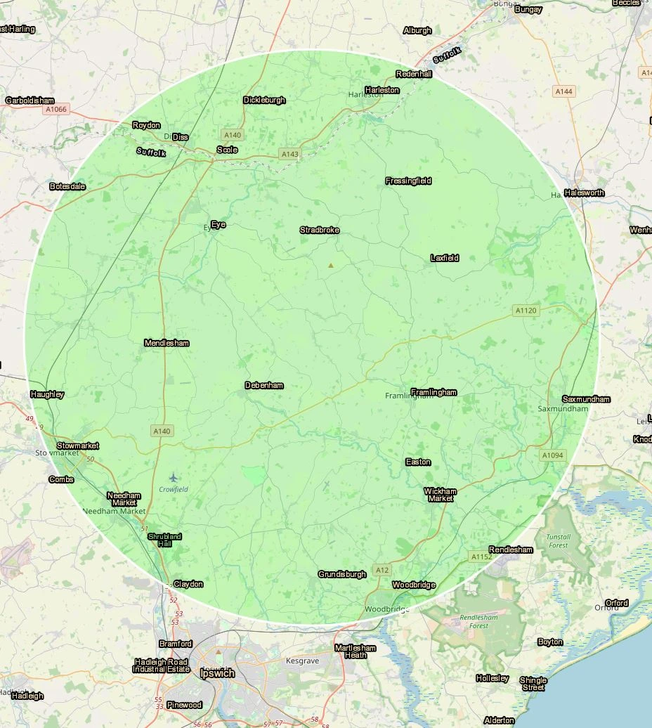 Coverage Map Portrait